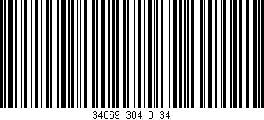 Código de barras (EAN, GTIN, SKU, ISBN): '34069_304_0_34'