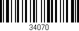 Código de barras (EAN, GTIN, SKU, ISBN): '34070'