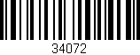 Código de barras (EAN, GTIN, SKU, ISBN): '34072'