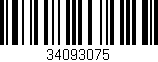 Código de barras (EAN, GTIN, SKU, ISBN): '34093075'