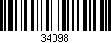 Código de barras (EAN, GTIN, SKU, ISBN): '34098'