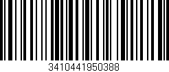 Código de barras (EAN, GTIN, SKU, ISBN): '3410441950388'