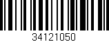 Código de barras (EAN, GTIN, SKU, ISBN): '34121050'