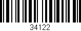 Código de barras (EAN, GTIN, SKU, ISBN): '34122'