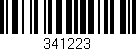 Código de barras (EAN, GTIN, SKU, ISBN): '341223'