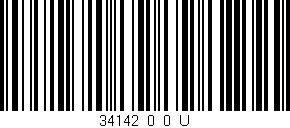 Código de barras (EAN, GTIN, SKU, ISBN): '34142_0_0_U'