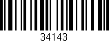 Código de barras (EAN, GTIN, SKU, ISBN): '34143'