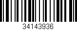 Código de barras (EAN, GTIN, SKU, ISBN): '34143936'