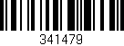 Código de barras (EAN, GTIN, SKU, ISBN): '341479'