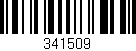 Código de barras (EAN, GTIN, SKU, ISBN): '341509'