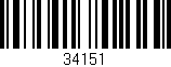 Código de barras (EAN, GTIN, SKU, ISBN): '34151'