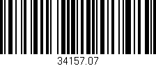 Código de barras (EAN, GTIN, SKU, ISBN): '34157.07'
