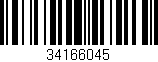 Código de barras (EAN, GTIN, SKU, ISBN): '34166045'