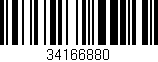 Código de barras (EAN, GTIN, SKU, ISBN): '34166880'