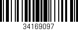 Código de barras (EAN, GTIN, SKU, ISBN): '34169097'