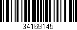 Código de barras (EAN, GTIN, SKU, ISBN): '34169145'