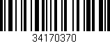 Código de barras (EAN, GTIN, SKU, ISBN): '34170370'