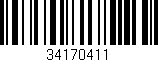 Código de barras (EAN, GTIN, SKU, ISBN): '34170411'