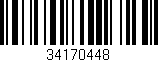 Código de barras (EAN, GTIN, SKU, ISBN): '34170448'