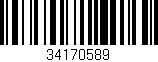 Código de barras (EAN, GTIN, SKU, ISBN): '34170589'