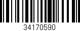 Código de barras (EAN, GTIN, SKU, ISBN): '34170590'