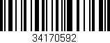 Código de barras (EAN, GTIN, SKU, ISBN): '34170592'