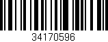 Código de barras (EAN, GTIN, SKU, ISBN): '34170596'
