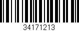 Código de barras (EAN, GTIN, SKU, ISBN): '34171213'