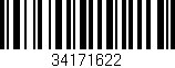Código de barras (EAN, GTIN, SKU, ISBN): '34171622'