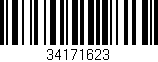 Código de barras (EAN, GTIN, SKU, ISBN): '34171623'