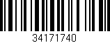 Código de barras (EAN, GTIN, SKU, ISBN): '34171740'