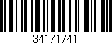 Código de barras (EAN, GTIN, SKU, ISBN): '34171741'