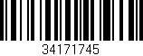 Código de barras (EAN, GTIN, SKU, ISBN): '34171745'