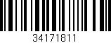 Código de barras (EAN, GTIN, SKU, ISBN): '34171811'