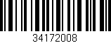 Código de barras (EAN, GTIN, SKU, ISBN): '34172008'