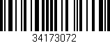 Código de barras (EAN, GTIN, SKU, ISBN): '34173072'