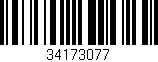 Código de barras (EAN, GTIN, SKU, ISBN): '34173077'