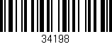 Código de barras (EAN, GTIN, SKU, ISBN): '34198'