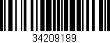 Código de barras (EAN, GTIN, SKU, ISBN): '34209199'