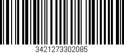 Código de barras (EAN, GTIN, SKU, ISBN): '3421273302085'