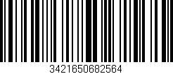 Código de barras (EAN, GTIN, SKU, ISBN): '3421650682564'