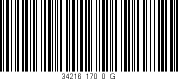 Código de barras (EAN, GTIN, SKU, ISBN): '34216_170_0_G'