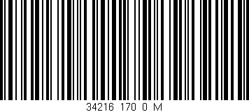 Código de barras (EAN, GTIN, SKU, ISBN): '34216_170_0_M'