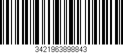 Código de barras (EAN, GTIN, SKU, ISBN): '3421963898843'