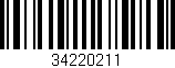 Código de barras (EAN, GTIN, SKU, ISBN): '34220211'