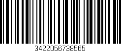 Código de barras (EAN, GTIN, SKU, ISBN): '3422056738565'