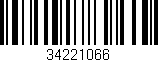 Código de barras (EAN, GTIN, SKU, ISBN): '34221066'