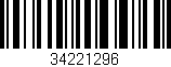 Código de barras (EAN, GTIN, SKU, ISBN): '34221296'