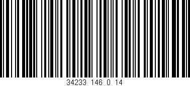 Código de barras (EAN, GTIN, SKU, ISBN): '34233_146_0_14'