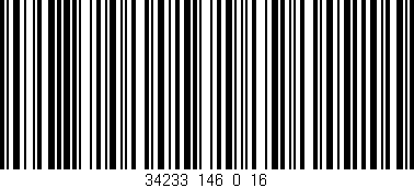 Código de barras (EAN, GTIN, SKU, ISBN): '34233_146_0_16'